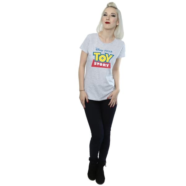 Disney Dam/Tjej - T-shirt i bomull med Toy Story-logotyp