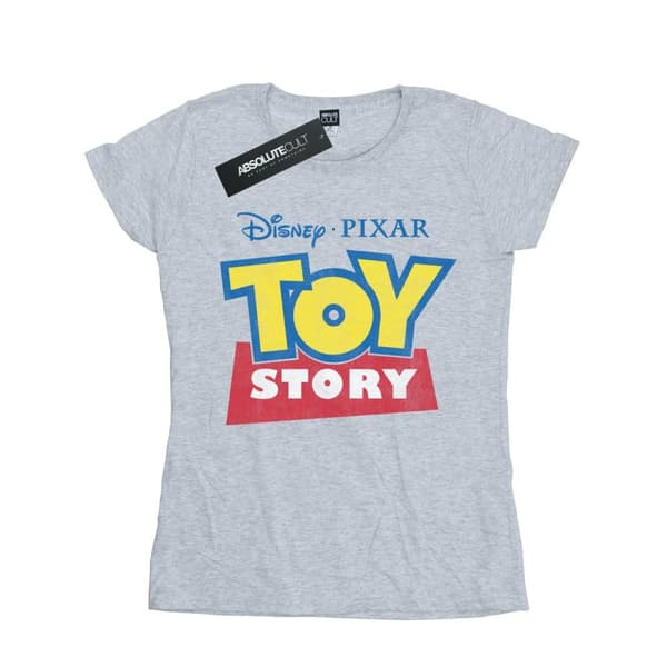 Disney Dam/Tjej - T-shirt i bomull med Toy Story-logotyp