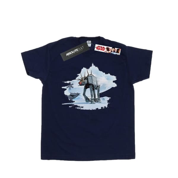 Star Wars Mens Christmas AT-AT Reindeer T-Shirt