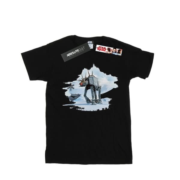 Star Wars Mens Christmas AT-AT Reindeer T-Shirt