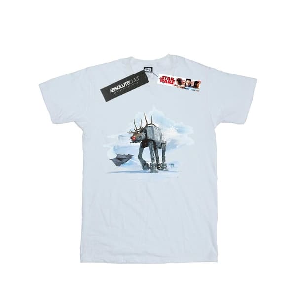 Star Wars Mens Christmas AT-AT Reindeer T-Shirt