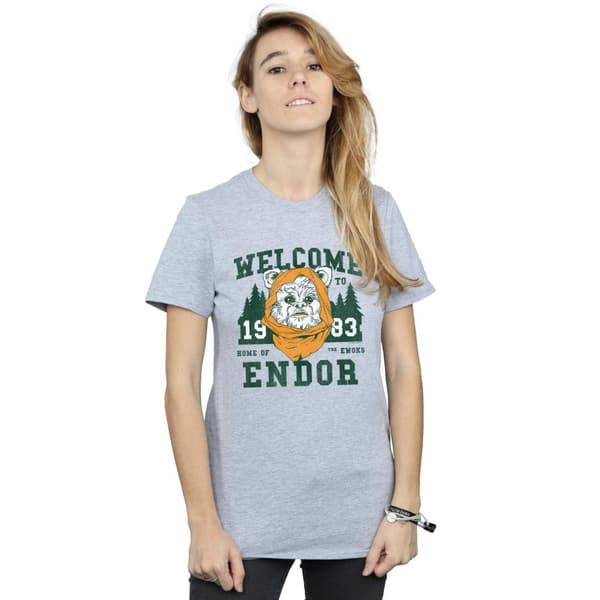 Star Wars Womens/Ladies Endor Camp Cotton Boyfriend T-Shirt