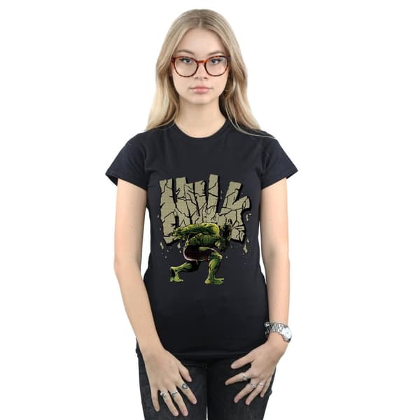 Marvel Womens/Ladies Hulk Rock Cotton T-Shirt