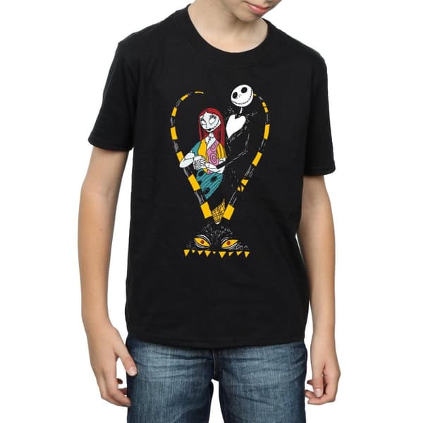 Disney Boys Nightmare Before Christmas Jack And Sally Love T-Shirt