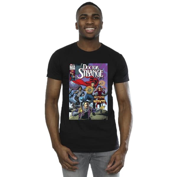 Marvel Mens Doctor Strange Comic Circles T-Shirt