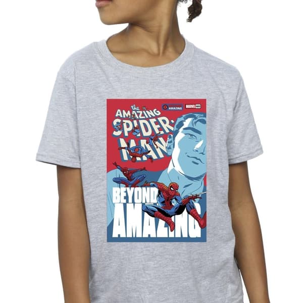 Marvel Spider-Man Beyond Amazing Cover T-shirt i bomull för flickor