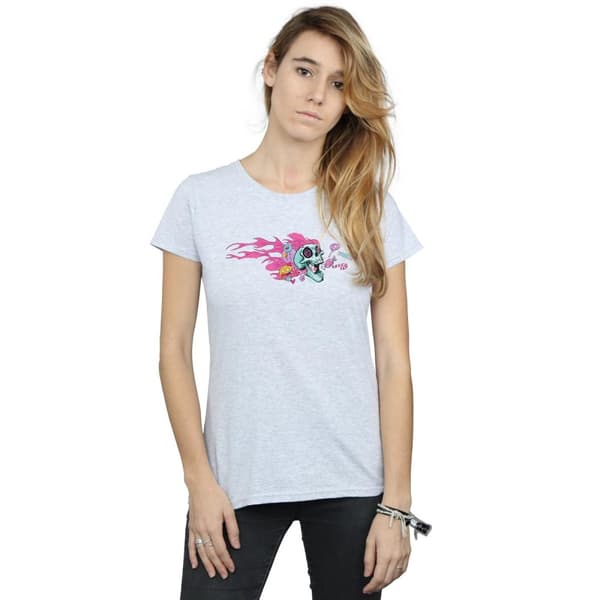 Disney Womens/Ladies Wreck It Ralph Candy Skull Cotton T-Shirt