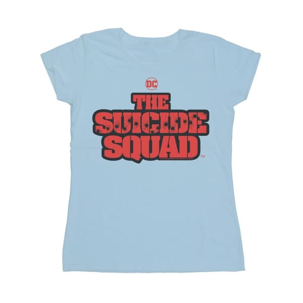DC Comics Womens/Ladies The Suicide Squad Movie Logo Cotton T-Shirt