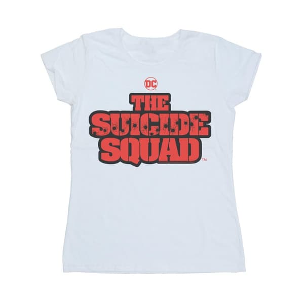 DC Comics Womens/Ladies The Suicide Squad Movie Logo Cotton T-Shirt