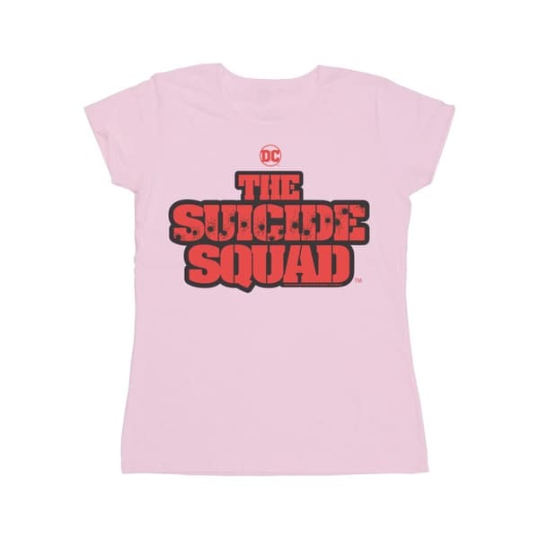 DC Comics Womens/Ladies The Suicide Squad Movie Logo Cotton T-Shirt