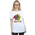 Pikkukuva 2 / 3: Marvel Womens/Ladies Thor Vs Loki Cotton Boyfriend T-Shirt