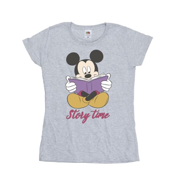 Disney Dam/Tjej Musse Pigg Sagostund T-shirt i bomull