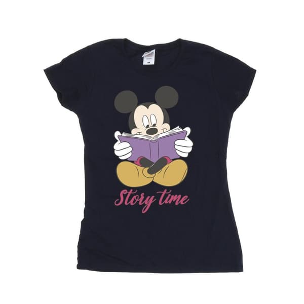 Disney Dam/Tjej Musse Pigg Sagostund T-shirt i bomull