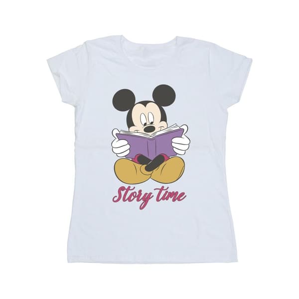 Disney Dam/Tjej Musse Pigg Sagostund T-shirt i bomull