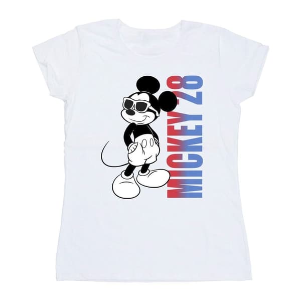 Disney Dam/Tjej Musse Pigg Gradient Bomull T-shirt