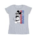 Miniatyrbillede 1 af 2: Disney Womens/Ladies Mickey Mouse Gradient Cotton T-Shirt