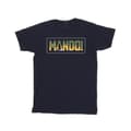 Miniatyrbild 1 av 3: Star Wars T-shirt i bomull med Mandalorian Mando-utskärning för flickor
