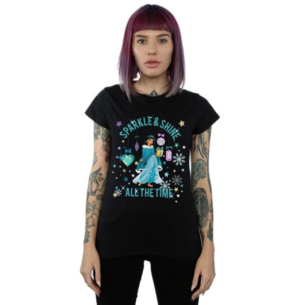 Disney Dam/Tjej Princess Jasmine Sparkle And Shine - T-shirt i bomull