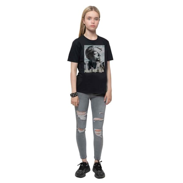 Tupac Shakur Childrens/Kids LA Skyline Cotton T-Shirt