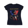 Miniatyrbillede 1 af 3: DC Comics Womens/Ladies Wonder Woman 80th Anniversary Believe In Wonder Pose Cotton T-Shirt