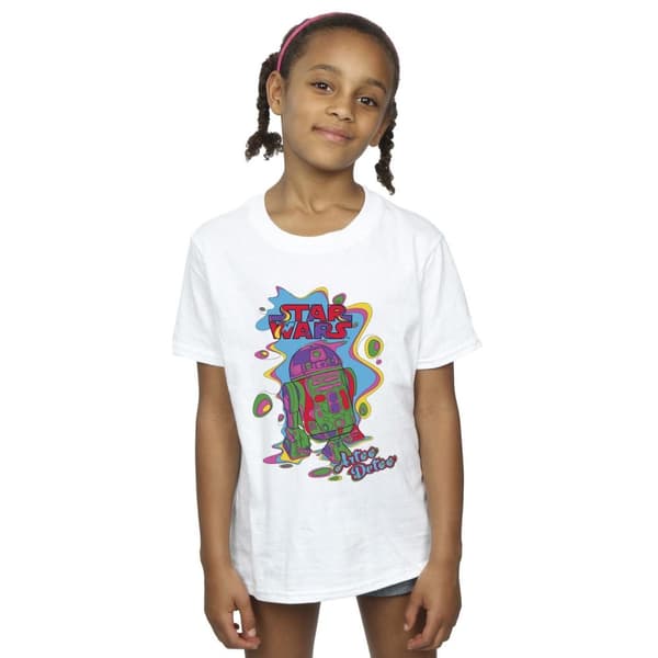 Star Wars R2D2 Pop Art T-shirt i bomull för flickor