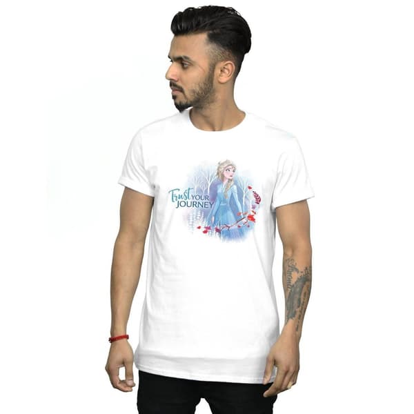Disney Mens Frozen 2 Trust Your Journey T-Shirt