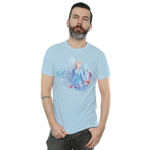 Disney Mens Frozen 2 Trust Your Journey T-Shirt