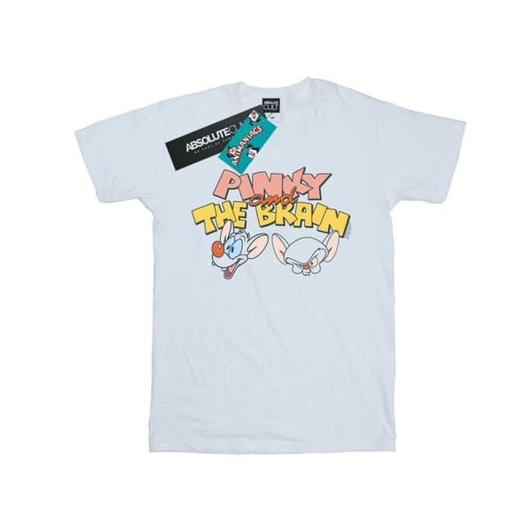 Animaniacs T-shirt i bomull med Pinky And The Brain Heads för flickor