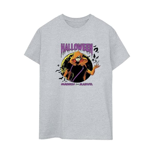 Marvel Womens/Ladies Black Widow Halloween Cotton Boyfriend T-Shirt