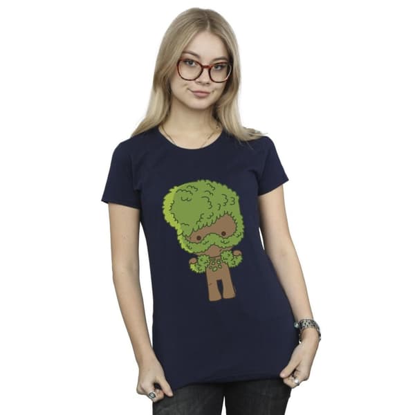 Marvel Womens/Ladies I Am Groot Chibi Flex Cotton T-Shirt