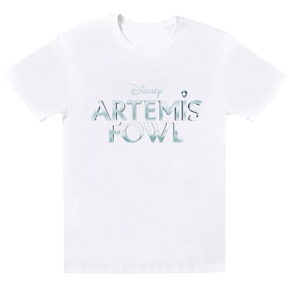 Disney T-shirt med logotyp för pojkar - Artemis Fowl Movie White 9-11 Years