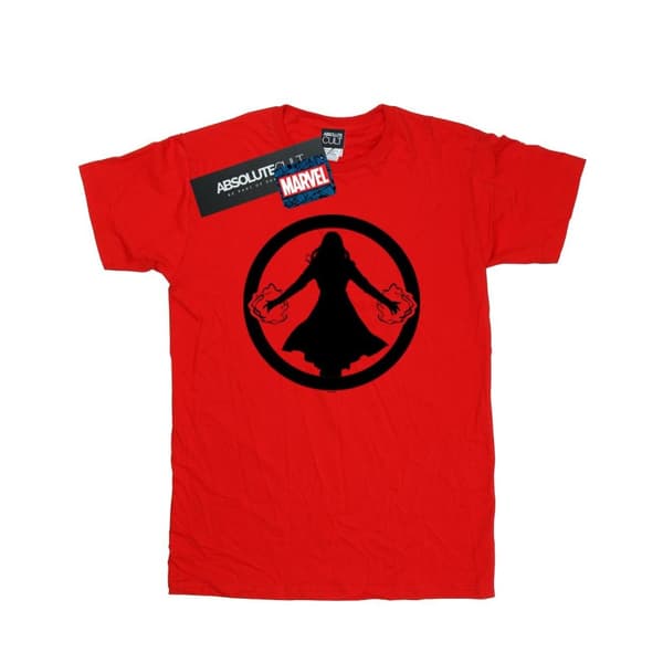 Marvel Womens/Ladies Scarlet Witch Symbol Cotton Boyfriend T-Shirt