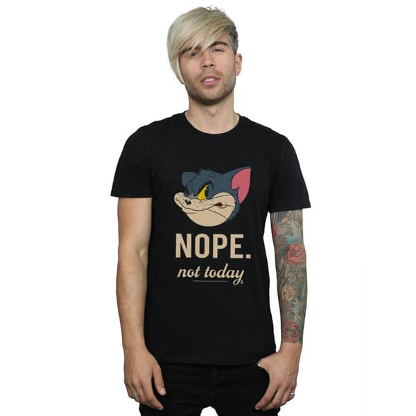 Tom And Jerry Mens Nope Not Today T-Shirt