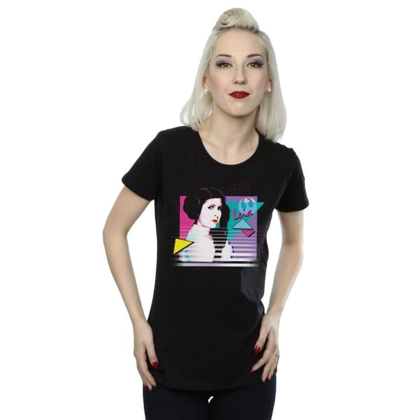 Star Wars Dam/Tjej - Princess Leia Neon T-shirt i bomull