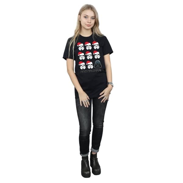 Star Wars Womens/Ladies Christmas Humbug Cotton Boyfriend T-Shirt