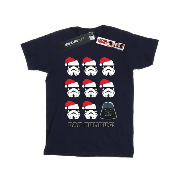 Star Wars Womens/Ladies Christmas Humbug Cotton Boyfriend T-Shirt
