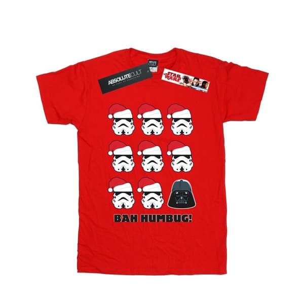 Star Wars Womens/Ladies Christmas Humbug Cotton Boyfriend T-Shirt