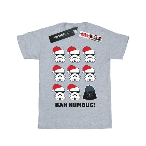 Star Wars Womens/Ladies Christmas Humbug Cotton Boyfriend T-Shirt