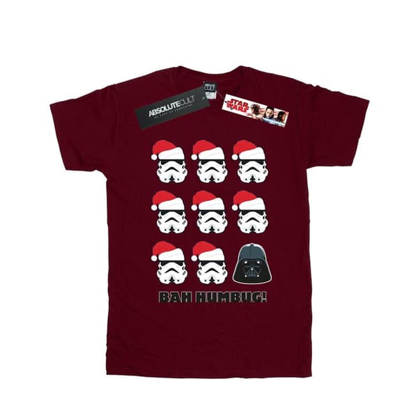 Star Wars Womens/Ladies Christmas Humbug Cotton Boyfriend T-Shirt