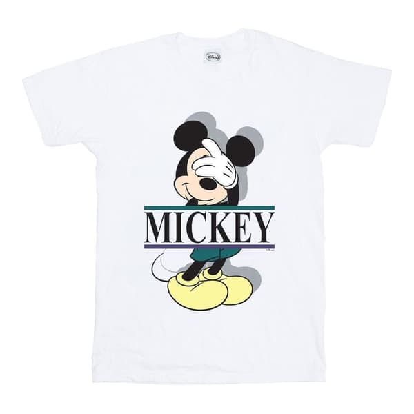 Disney Herr T-shirt med bokstäver från Musse Pigg