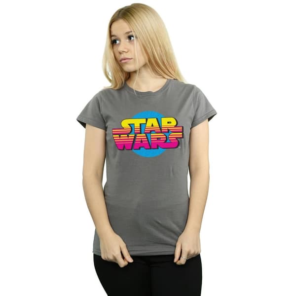 Star Wars Womens/Ladies Summer Fade Logo Cotton T-Shirt