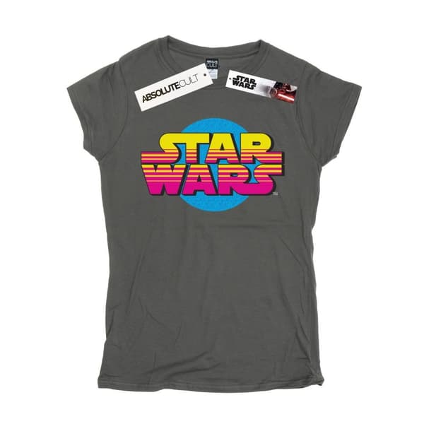 Star Wars Womens/Ladies Summer Fade Logo Cotton T-Shirt