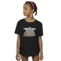 Miniatyrbild 2 av 3: Star Wars Girls The Mandalorian Grogu Bagage T-shirt i bomull