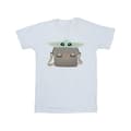Miniatyrbild 1 av 3: Star Wars Girls The Mandalorian Grogu Bagage T-shirt i bomull