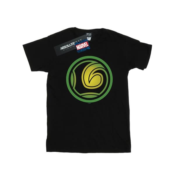 Marvel Girls Loki Symbol Cotton T-Shirt