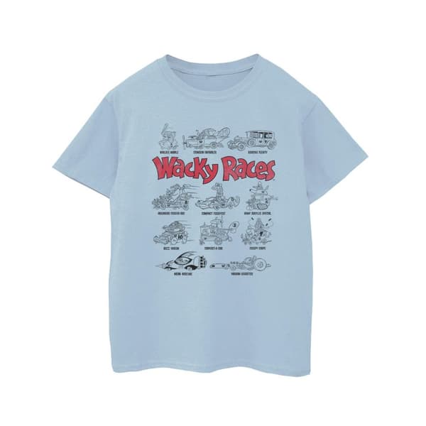 Wacky Races T-shirt i bomull för flickor