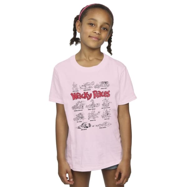 Wacky Races T-shirt i bomull för flickor