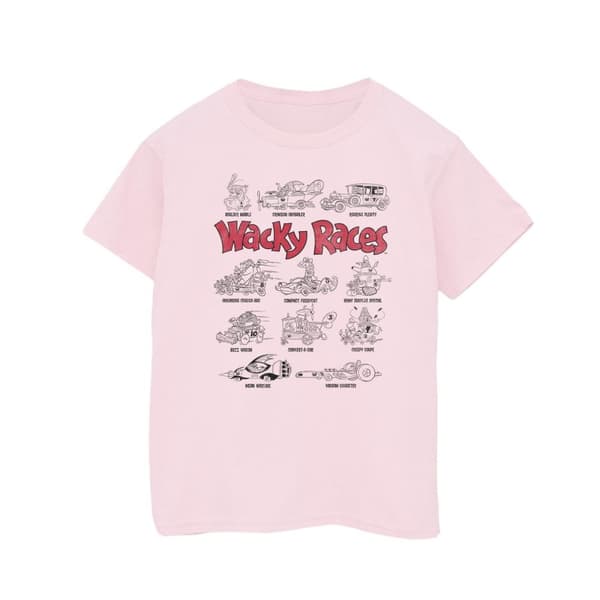Wacky Races T-shirt i bomull för flickor