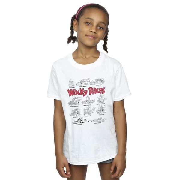 Wacky Races T-shirt i bomull för flickor