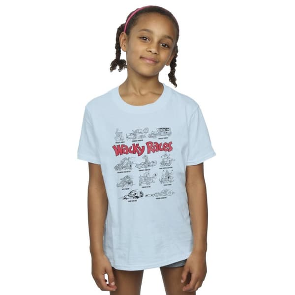 Wacky Races T-shirt i bomull för flickor